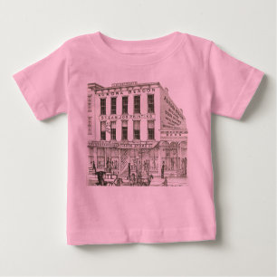 Aurora Illinois Aurora Beacon News 1871 Stone Lith Tee
