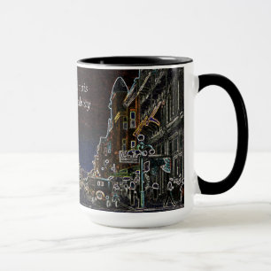 Aurora Illinois South Broadway Neon Art 1920 Mugg