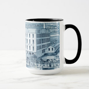 Aurora Illinois Woolen Mills 1871 Mugg