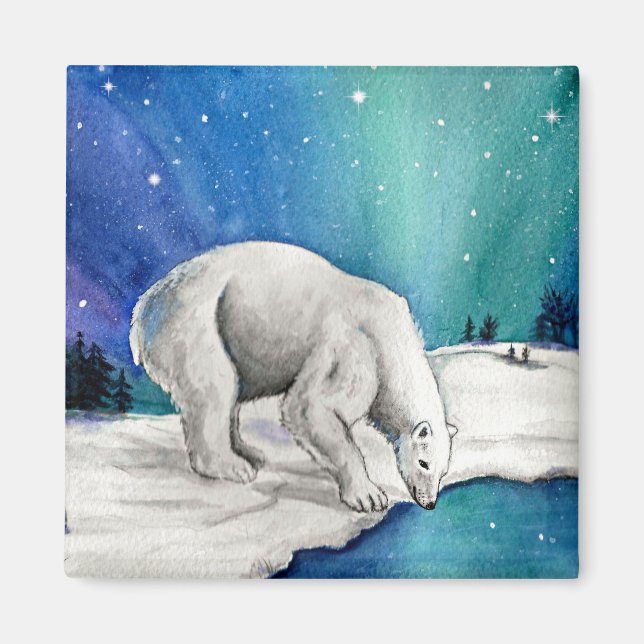 Aurora Isbjörn Magnet (Framsidan)