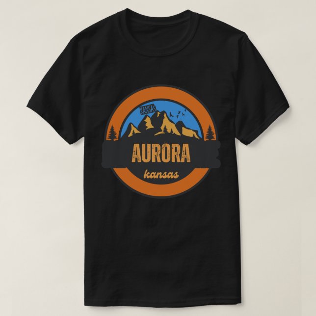 Aurora, Kansas T Shirt (Design framsida)