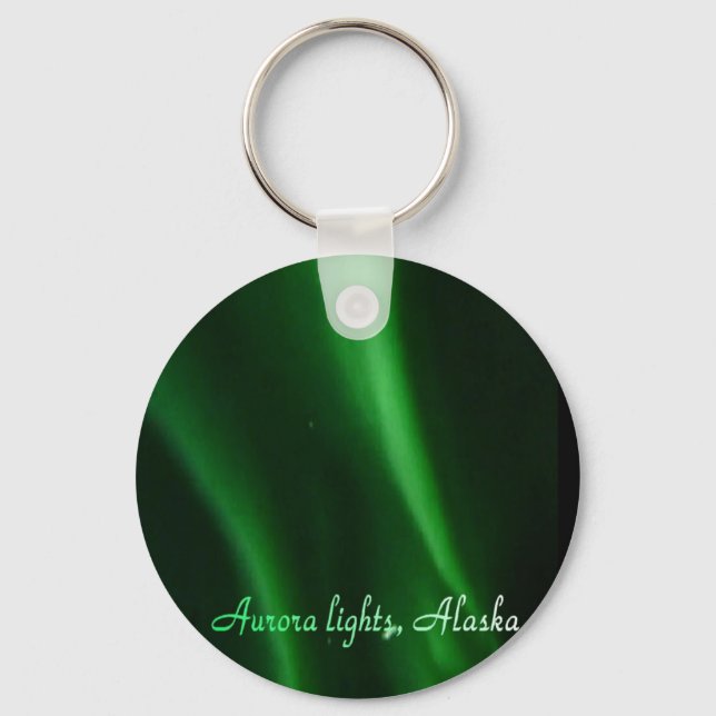 Aurora ljus Alaska, nyckelkedjan Nyckelring (Framsida)