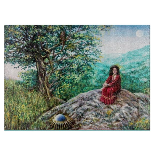 AURORA/MAGIC TRÄD, grönt, blått (Framsidan)