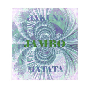 Aurora Matata Art-utskrift Anteckningsblock