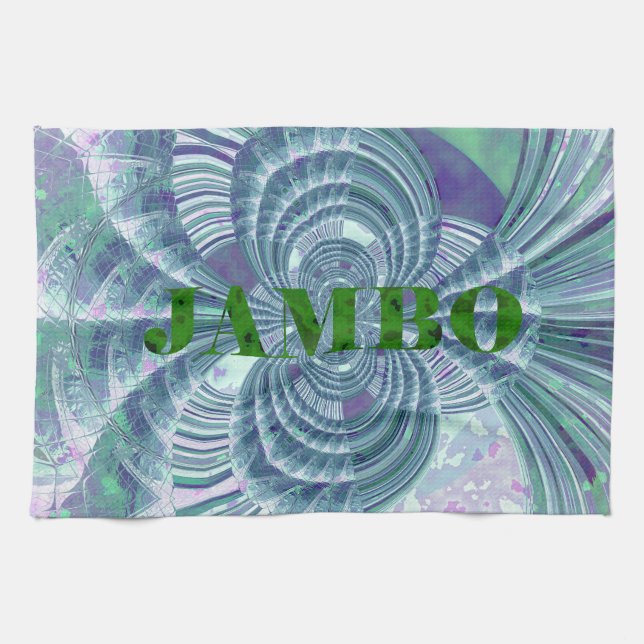 Aurora Matata Art-utskrift Kökshandduk (Horisontell)