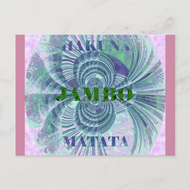 Aurora Matata Art-utskrift Vykort (Framsida)