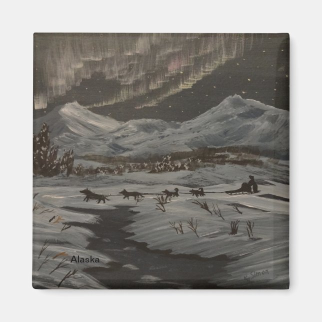 Aurora Mushing Magnet (Framsidan)