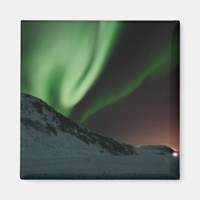 Aurora NordLjus Norgen Magnet (Framsidan)