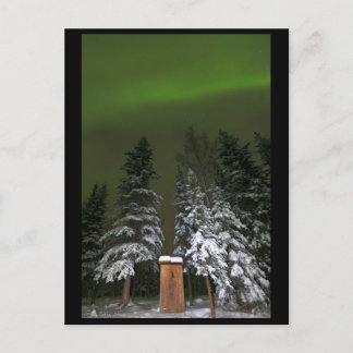 Aurora över Outhouse Vykort