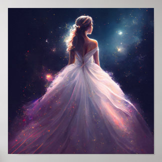 Aurora Princess i galaxy Poster