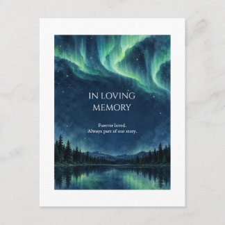 Aurora Promise Bröllop Minnestavla Kort