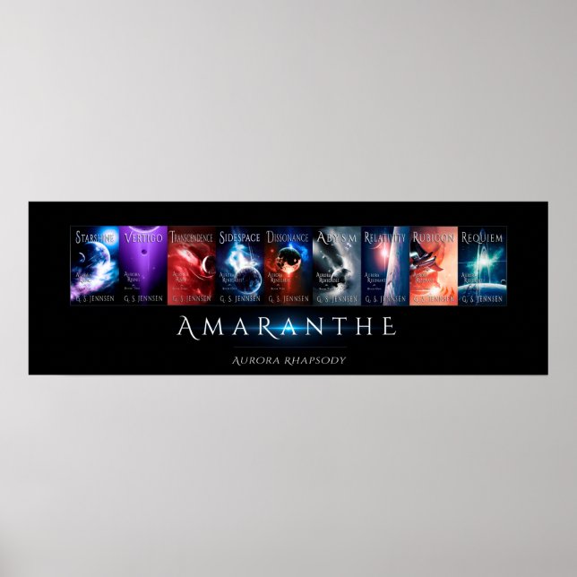 Aurora Rhapsody Cover Collage (36x12) Poster (Framsidan)