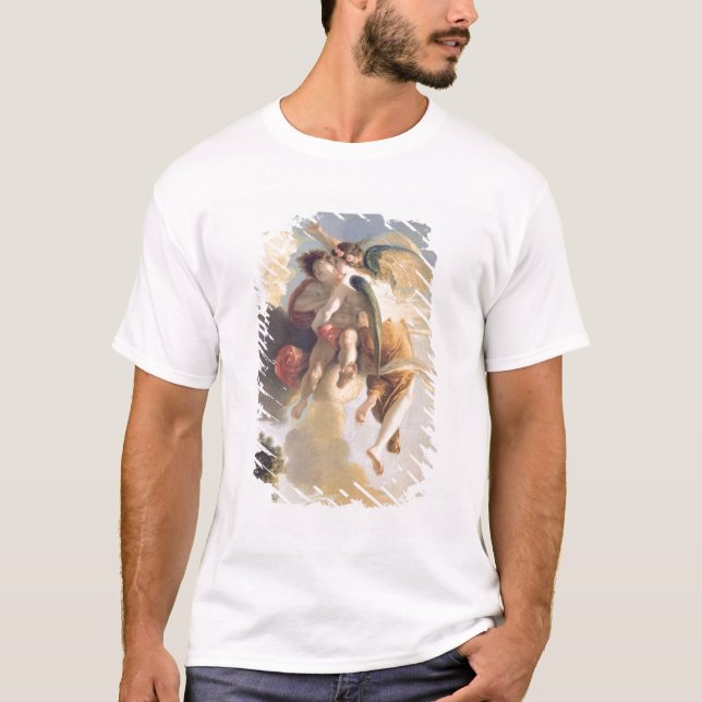 Aurora som stiger himmlarna tee shirt (Framsida)