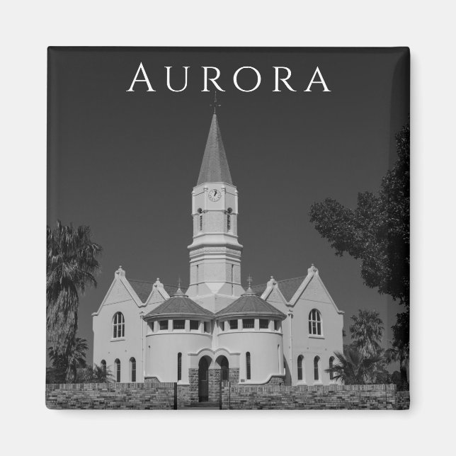 Aurora South Afrika SA Architecture Nature Magnet (Framsidan)