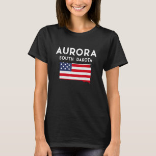 Aurora South Dakota USA State America Travel South T Shirt