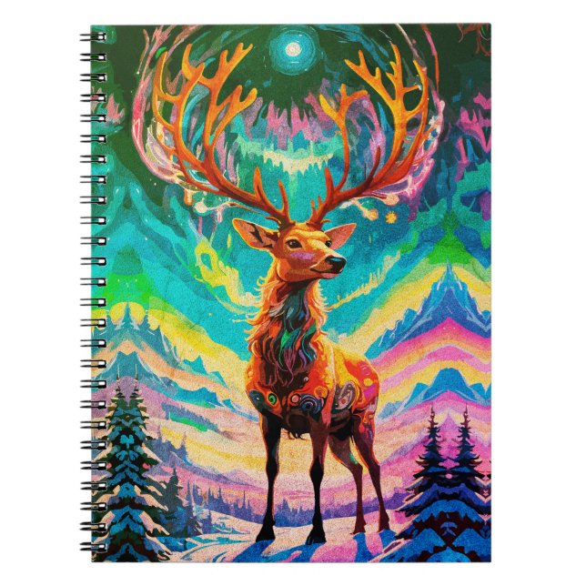 Aurora Stag: Magi i Natten Anteckningsbok (Framsidan)