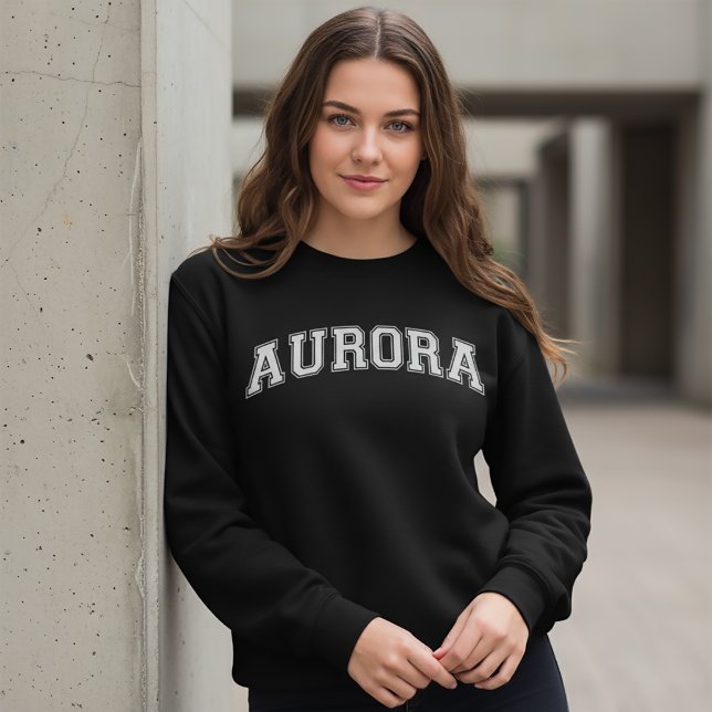 AURORA Universitetspullover Amerika College Lång Ärmad Tröja (Skapare uppladdad)