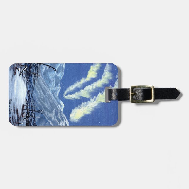 Aurorabagagemärkre Bagagebricka (Horisontell Framsida)