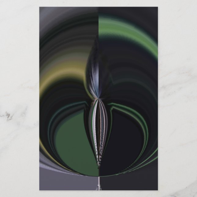 Aurorans embrace: Cosmic Kaleidoscope Brevpapper (Framsida)