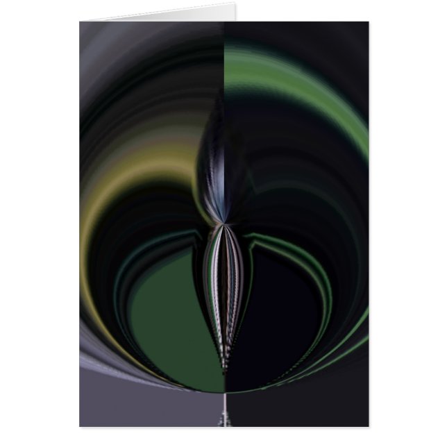 Aurorans embrace: Cosmic Kaleidoscope Hälsningskort (Framsidan)