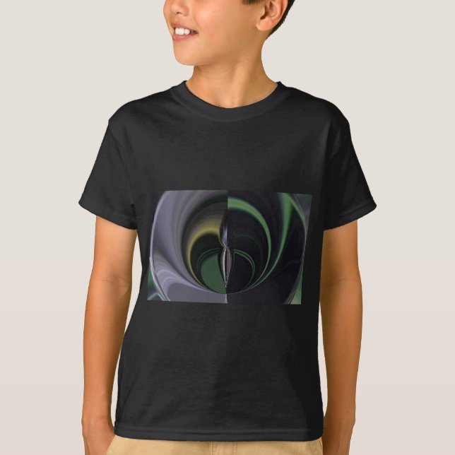 Aurorans embrace: Cosmic Kaleidoscope Tee (Framsida)
