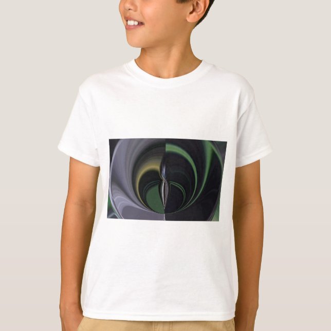 Aurorans embrace: Cosmic Kaleidoscope Tee Shirt (Framsida)