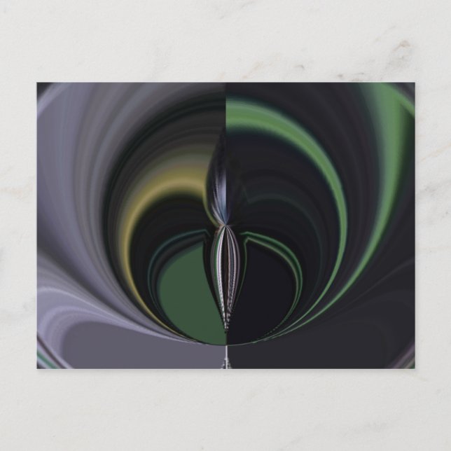 Aurorans embrace: Cosmic Kaleidoscope Vykort (Framsida)