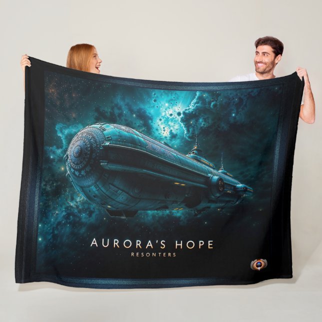 Aurorans Hope, Cosmic Journey by Xzendor7 Fleecefilt (På plats)