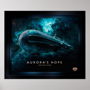 Aurorans Hope, Cosmic Journey by Xzendor7 Poster