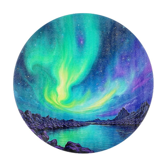 Aurorans Magiska nattens Himmel Dance Design (Framsidan)