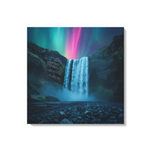 Aurorans vattenfallsarbetsyta - Mystisk naturtyp S