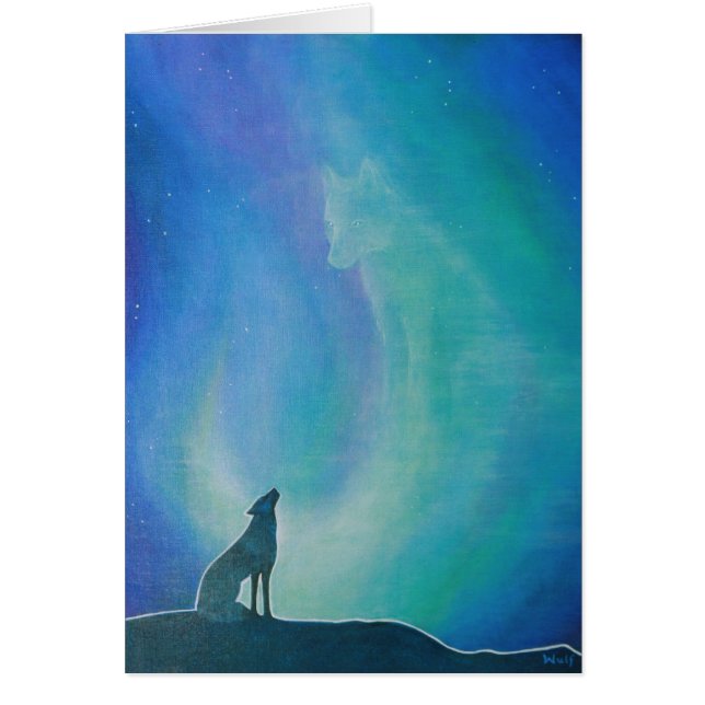 AuroraSong Hälsningskort (Framsidan)