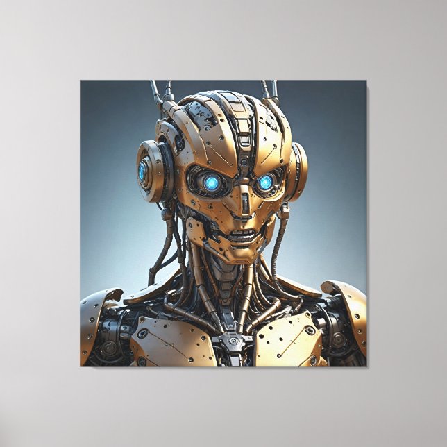 Aurum: den samvetsgranna androiden canvastryck (Framsida)