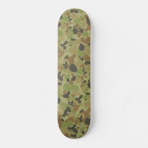 Aus grönt kamouflage mini skateboard bräda 18,5 cm