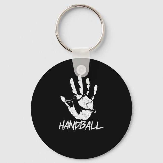 aus Hand und Ball wird Handball Nyckelring (Framsida)