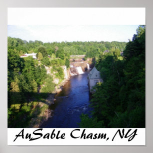 AuSable Chasm, NY Poster