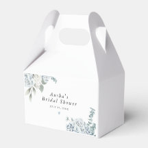 AUSHA Dammtor Blå Blommig Pojke Baby Shower