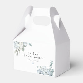 AUSHA Dammtor Blå Blommig Pojke Baby Shower Presentaskar