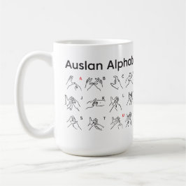 AUSLAN ALPHABET Mugg