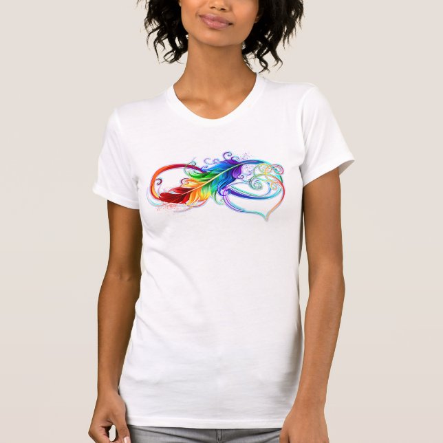 Ausome Infinity Heart T Shirt (Framsida)