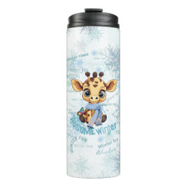 AUsome Winter Giraffe – Cute Autism Awareness