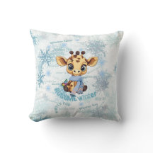 AUsome Winter Giraffe – Cute Autism Awareness Snow