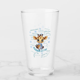 Ausome Winter – One of a Kind Snowflake Giraffe Glaskopp