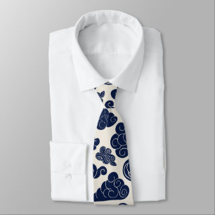 Auspicious Clouds Traditional China Mönster Tie Slips
