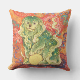 Auspicious Komainu: Guardian of Yuzen Dreams (Un  Kudde