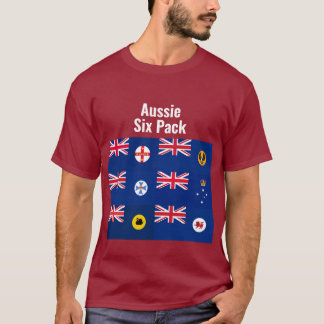 Aussie 6-förpackning t shirt