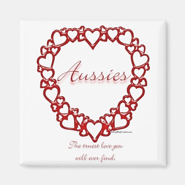 Aussie Äkta kärlek Magnet (Framsidan)