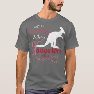 Aussie Animal Gift Girl Kangaroo T Shirt