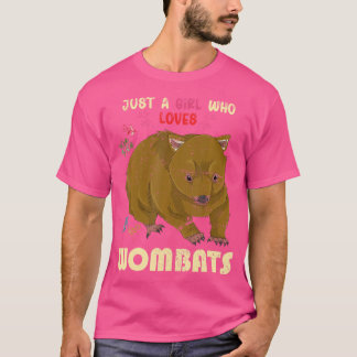 Aussie Animal Lover Australia Cute Wombat T Shirt