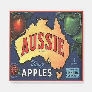 Aussie äpplen magnet